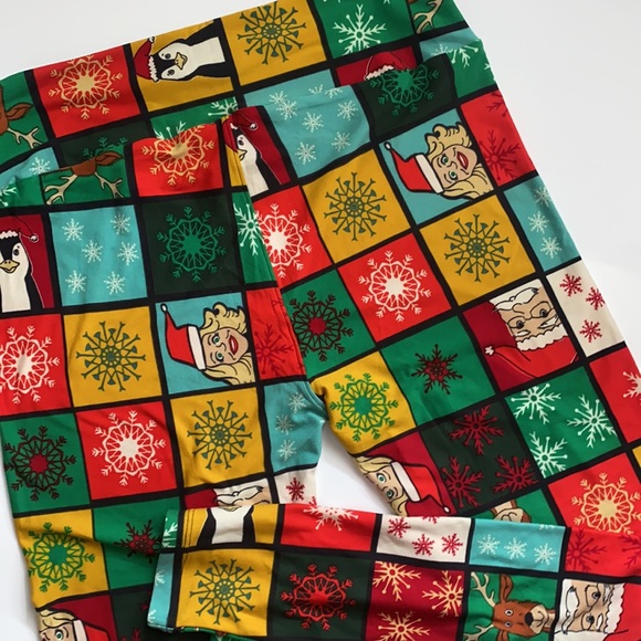 LulaRoe Christmas Leggings! NEW! Tall&Curvy! XXL! - Picture 5 of 7